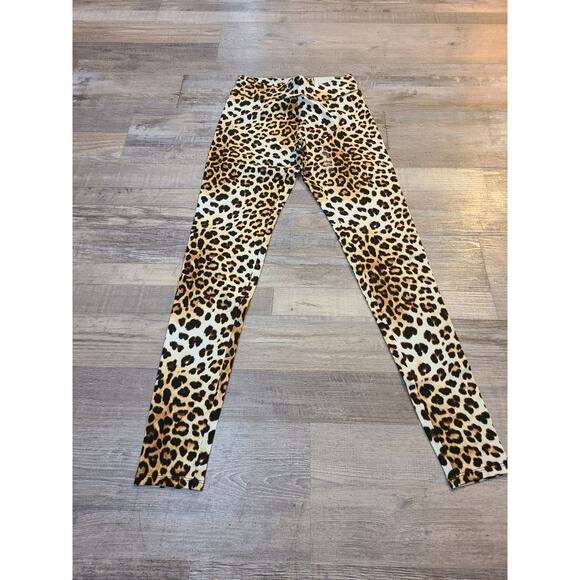 City streets small juniors leopard print leggings new with tags - Picture 1 of 9